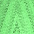 thumbnail image 1 of Ahgly Company Indoor Square Abstract Emerald Green Contemporary Area Rugs, 3' Square, 1 of 4