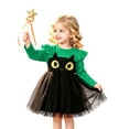 thumbnail image 5 of RFQWOVSR Girls Long Sleeve Tutu Mesh Princess Dress Halloween Party Gown 5-6 Years, 5 of 7