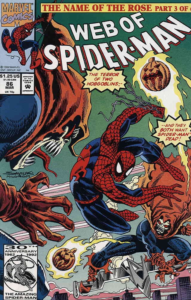 Cover of Web of Spider-Man #86