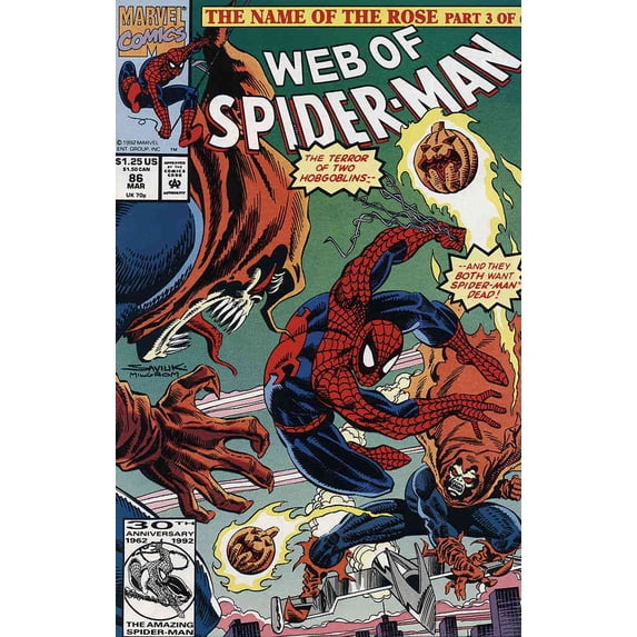 Web of Spider-Man, The #86 VF ; Marvel Comic Book