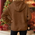thumbnail image 6 of Christmas Sweatshirts for Women Ladies Jumpers Loose Fit Long Sleeve Crewneck Hoodies Fashion Xmas Tree Graphic Pullover Casual Lightweight Shirt Activewear Outfits Clothing, 6 of 6