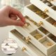 thumbnail image 5 of Organizador Acrílico para joyas丨Soporte para Collar de Acrílico, Joyero Transparente con 5 Cajones, Joyero Apilable de Terciopelo, Joyero Multifuncional para Pendientes, Anillos, Collares, Relojes, 5 of 7