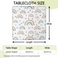 thumbnail image 2 of Traditional Bohemian Pattern Tablecloth 36x36 Square Elastic Cover for Classic Home Decor and Kitchen Use, 2 of 6