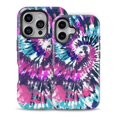 thumbnail image 2 of DesignSkinz Scratch-Resistant Hard Slim Case Compatible with iPhone 14 (Compatible with MagSafe) - Spiral Tie Dye V3, 2 of 9