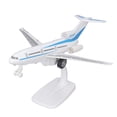 thumbnail image 1 of Modelo de avión de aleación de 22 cm Modelo de avión de pasajeros fundido a presión con sonido ligero para decoración de habitación Azul, 1 of 9