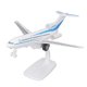 thumbnail image 1 of Modelo de avión de aleación de 22 cm Modelo de avión de pasajeros fundido a presión con sonido ligero para decoración de habitación Azul, 1 of 5