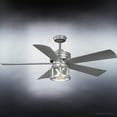 thumbnail image 4 of Luxury Coastal Ceiling Fan, 20.755H x 56W, with Shabby Chio Style, Galvanized Steel, UHP9301 by Urban Ambiance, 4 of 5