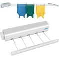 thumbnail image 1 of Retractable Outdoor Clothesline Wall Mounted Clothes Dryer Line Telescopic Clothes Drying Rack Space Saving Drying Ropes Hanger for Hang Wet or Dry Laundry Indoor Outdoor Balconies, 1 of 11