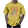 thumbnail image 2 of Tops para hombre, blusas y camisas de cuello redondo y manga corta para hombre, tops casuales de cuello redondo y manga corta con estampados especiales para hombre., 2 of 5