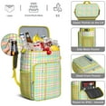 thumbnail image 5 of Vintage Checkered Cooler Backpack - 20L Insulated Soft Cooler Bag with Long-Lasting Cold Retention for Camping, 5 of 5