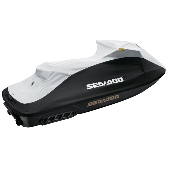 BRP Sea-Doo OEM Cover for GTX S & GTX Limited S (2012‑2017) with suspension in Black/Light Grey, 295100718