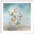 thumbnail image 2 of Art.com Beautiful Butterflies Art Print by Danhui Nai, White Frame Wall Art, 29" x 29", 2 of 5