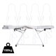 thumbnail image 3 of Sillón de cama Tatuaje Paddie Professional, ajustable y plegable, blanco, 3 of 4