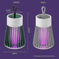 thumbnail image 2 of Rechargeable Mosquito Zapper With Brush Electric Shock Wireless Uv Light Bulb Lamp Flies, 2 of 5