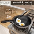 thumbnail image 4 of Country Kitchen 16 Piece Pots and Pans Set - Safe Nonstick Kitchen Cookware with Soft Touch Removable Handle, RV Cookware Set, Oven Safe (Grey), 4 of 8