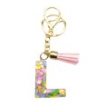 thumbnail image 1 of CSChome Initial Keychain with Pink Tassels Colorful Acrylic Initial Keychain with Pink Tassels Decor Letter Cup Pendant Keyring Water Bottle Decoration Birthday Gift, 1 of 6