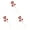Red*3, variant on Glitter Heart Picks Valentine's Day Puffy Hearts Sparkly Sticks For Valentine Wedding Arrangements Vase Bouquet Crafts Table Centerpiece Decorations(1PC)