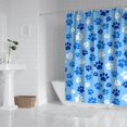thumbnail image 2 of Blue Dog Paw Footprint Shower Curtain 72"x84" ,Bathroom Decorative Shower Curtains Set with 12 Hooks,Modern Waterproof Washable Shower Curtain, 2 of 6