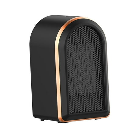 

Small Space Heater Warmer Machine Mini Heater Fan for Bedroom Desktop Indoor Black