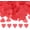 Red, variant on 6000 Pcs 1 Inch Hearts Paper Confetti White Tissue Confetti, Colored [for Wedding, Arts Crafts, Valentine's Day]