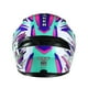 thumbnail image 3 of Casco Para Moto Edge Abatible Morado Certificado XL, 3 of 5