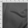 thumbnail image 3 of oneOone Cotton Poplin Gray Fabric Stripes Craft Projects Decor Fabric Printed By The Yard 42 Inch Wide, 3 of 4