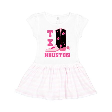 

Inktastic Houston Texas cowgirl Gift Toddler Girl Dress