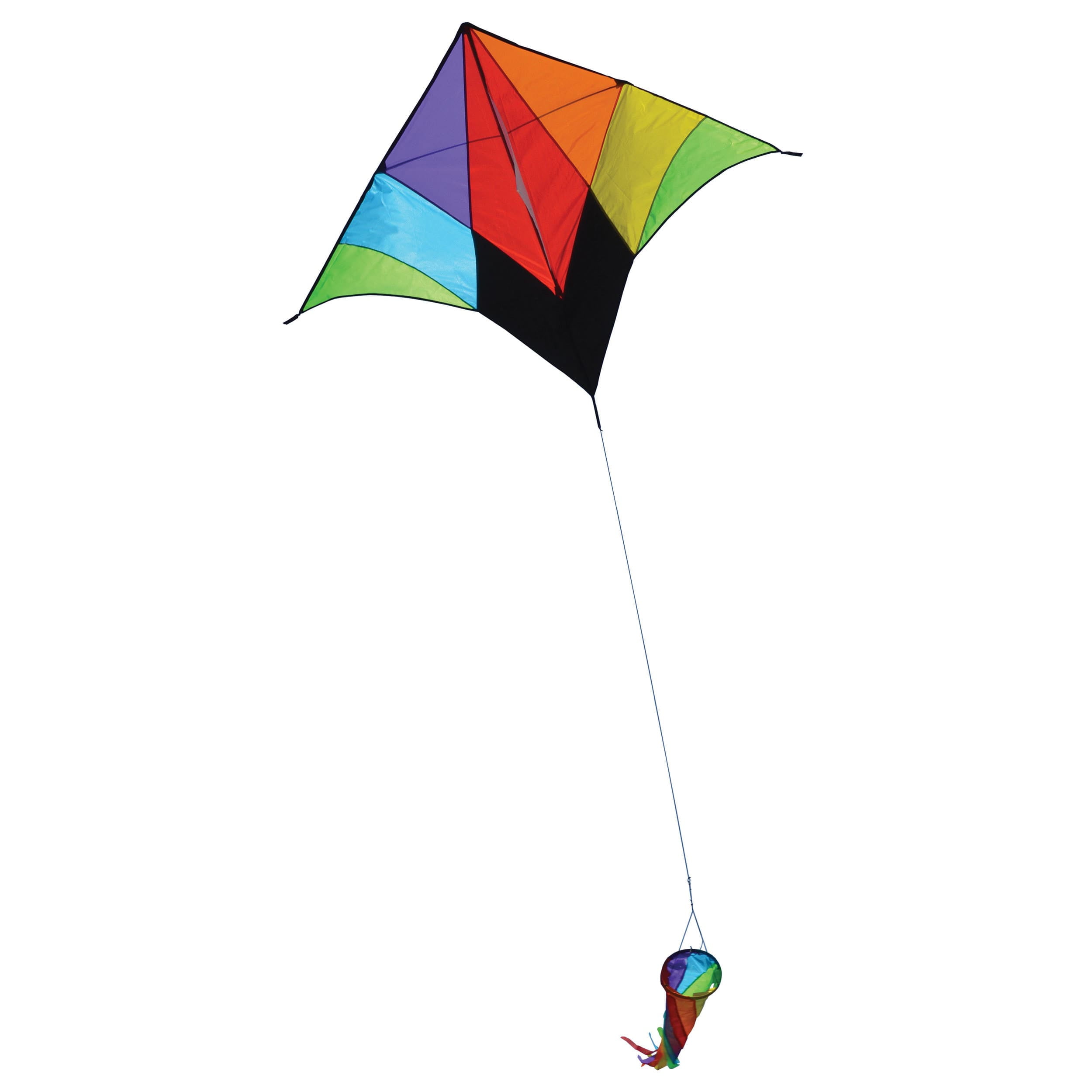 Bold Innovations Nova Delta 60 Kite, Rainbow