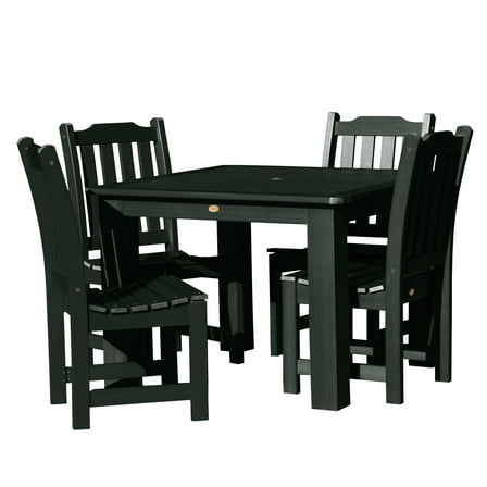 Highwood Lehigh Outdoor Patio Dining Set, 5 Piece, Multiple Colors