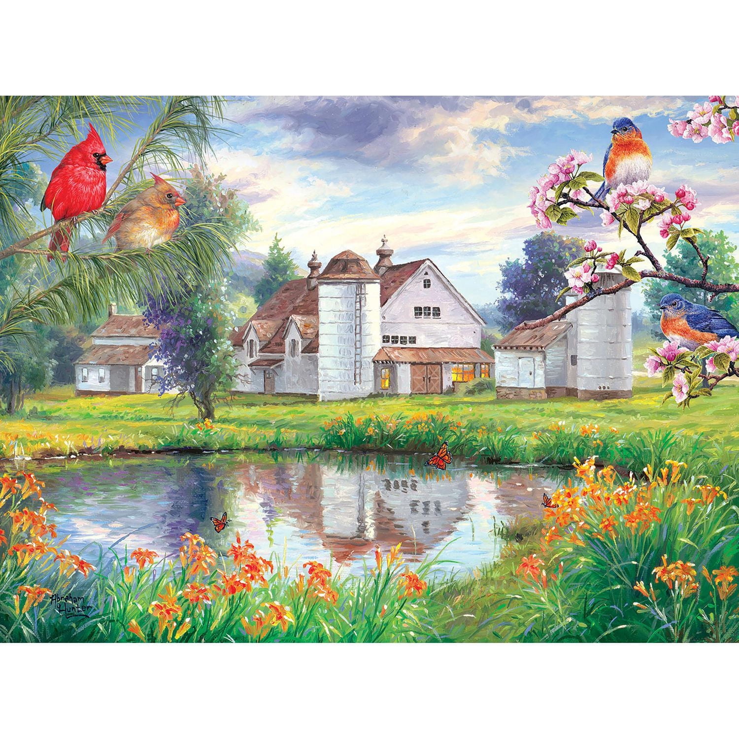 ABRAHAM HUNTER 1000 PC Puzzle Summer Farm