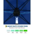 thumbnail image 3 of 9FT Solar LED Patio Umbrella for Outdoors – 32 Lights, Tilt & Crank, 8 Sturdy Ribs, Waterproof UV Protection for Garden, Deck, Pool, Table, 3 of 9