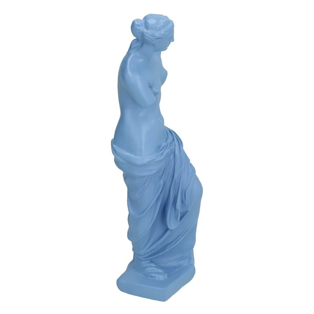 Ornement de Table, Sculpture de Caractère Déesse Bras Cassé Exquis Portable  pour Salon pour Bureau pour Comptoir pour Étude Petit Bleu 