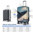 thumbnail image 6 of Balery Luggage Cover Dancing Whale Print Suitcase Covers for Luggage Elastic Washable Suitcase Protector Fits 18-32 Inch Luggage-Small, 6 of 9