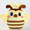 thumbnail image 2 of QEFJNO 10" Toddler Backpack Kids Animal Bee Soft Plush Bag Mini Travel Bag for Girl Boy 2-5Y, 2 of 7