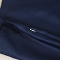 thumbnail image 5 of Satin Super Soft Toddler Pillowcases with Hidden Zipper Closure, Luxury and Silky Travel Pillow Covers, 13" x 18", Navy Blue, 2 Pack, 5 of 6