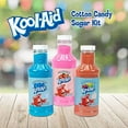 Nostalgia KoolAid Cotton Candy Flossing Sugar Party Kit 3Pack, Blue