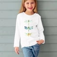 thumbnail image 5 of RXIRUCGD Chemises à Manches Longues pour Filles, Col Rond Mignon, Blouses Décontractées Élégantes (Blanc, Taille:9 Ans), 5 of 5
