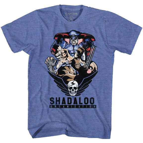 Street Fighter Shadaloo Organization Royal Adult T-Shirt