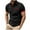 Black, variant on Wyobmus Men's Slim Fit Short Sleeve Shirt Classic Color Block Button Turndown Collar Shirt Workout Muscle Fit T-Shirts With Pockets Gray