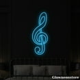 thumbnail image 2 of Glowneon Music Note Neon Sign, Music Led Sign, Chord Notes Wall Hanging, Musician Room Decor, 2 of 2