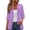 Purple, variant on Long Cardigans Thin Cardigans Lightweight Cardigans Summer Jackets Sweater Solid Color Beach Lace Side Open Front Cover Up Cardigan 3/4 Sleeve Casual Cardigan Shrug Cardigan Light Green 4Xl