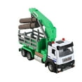thumbnail image 3 of Logging Truck Toy with Light Music Effect, Log Vehicle Model for Children Kids 1:32, 3 of 7