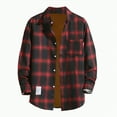 thumbnail image 4 of Towmus Plus Size Classic Flannel Shirt Long Sleeves Casual Button Down Collared Fall Tops M-3XL, 4 of 4