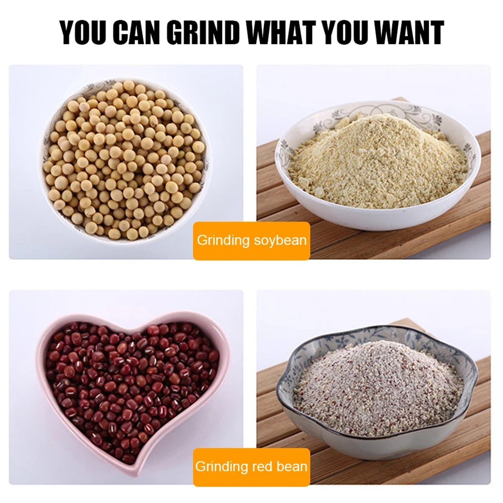 Nuts Beans Spices Blender Grains Grinder Machine Electric Coffee Grinder For Home Kitchen Multifunctional Coffe Chopper Blades ,Friendly Design