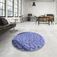 thumbnail image 4 of Ahgly Company Tapis Rectangulaire Lavable en Machine Intérieur Transitionnel Bleu Denim, 8 Pieds x 12 Pieds, 4 of 7