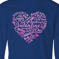thumbnail image 4 of Inktastic Valentine words in pink Long Sleeve Youth T-Shirt, 4 of 5