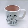 thumbnail image 4 of Rae Dunn by Magenta HAPPY BIRTHDAY Ceramic LL Coffee Mug Pink Interior, 4 of 4