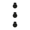 thumbnail image 3 of Jumpingount 100 piezas Tapón de plástico Cordones Ropa deportiva Bloqueo de cable Agujero doble Clip elástico Palanca para bolsa Negro 1.851.5 Type1 NO1, 3 of 6
