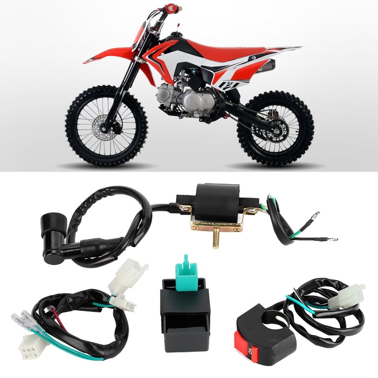 Kick Start Engine Loom Kit, Engine Start Wire Harness Kit Improve Combustion For Dirt Pit Bike