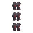 thumbnail image 2 of Transemion 2pièces Genou Réglable Soutien Compression Manches Léger et Durable Antidérapant Genouillère Rouge M 3Set, 2 of 6